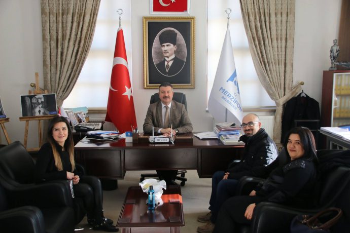 Amasya Eczacılar Odası Merzifon Temsilcilerinden Başkanımıza Ziyaret