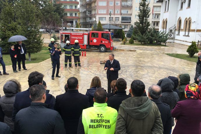 Belediye Personelimize Yangın Tatbikatı Eğitimi Verildi