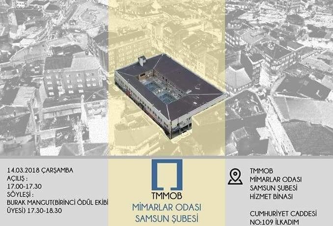 Ulusal Mimari Proje Yarışmamız Samsun’da Sergilenecek