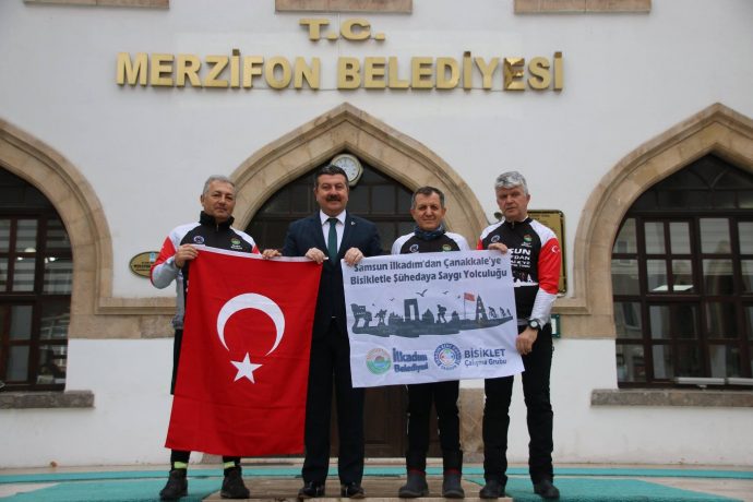 İlkadım’dan Çanakkale’ye Bisikletle Şühedaya Saygı Yolculuğu