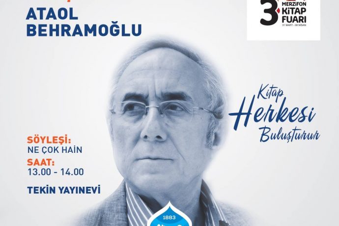 Ataol Behramoğlu Merzifon 3. Kitap Fuarımızda