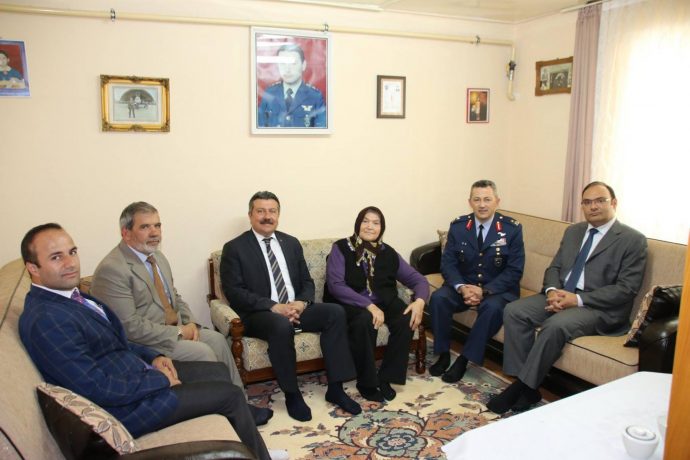 Şehit Ailelerine Ziyarette Bulunuldu