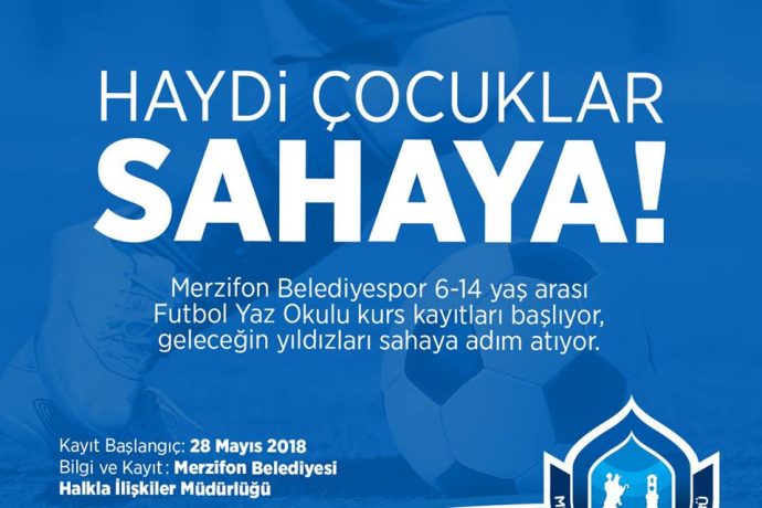 Futbol Yaz Okulu Kurs Kayıtları Başlıyor