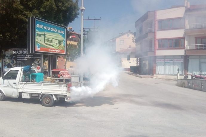 Nusratiye, Abidehatun, Naccar ve Hacıbalı Mahallelerimiz İlaçlandı