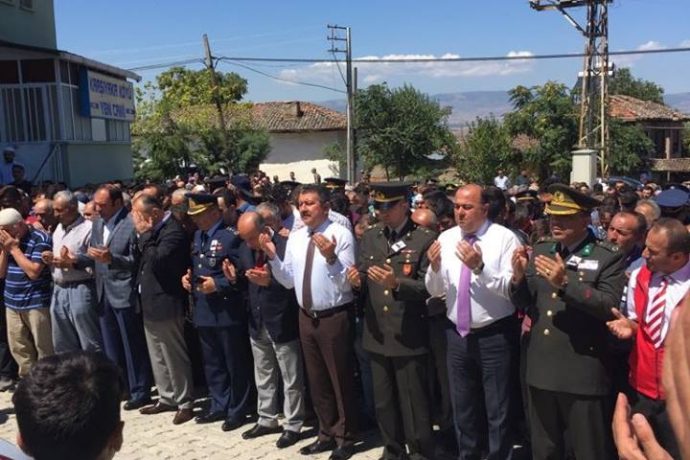 Başkanımız Uzm. Çvş. Mehmet Arıkan’ın Cenaze Törenine Katıldı