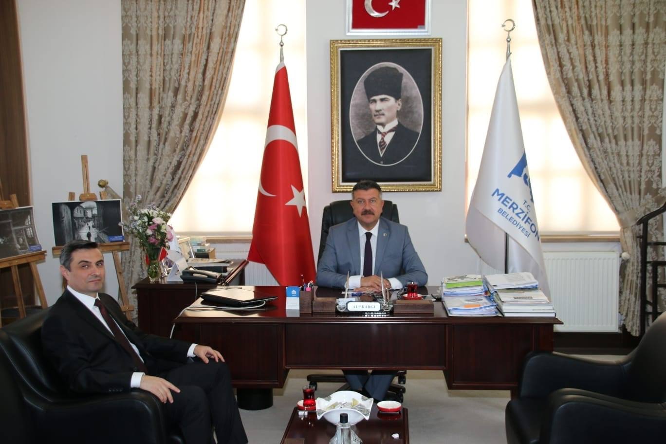 Sayın Bekir Kartaloğlu Belediyemize Ziyarette Bulundu