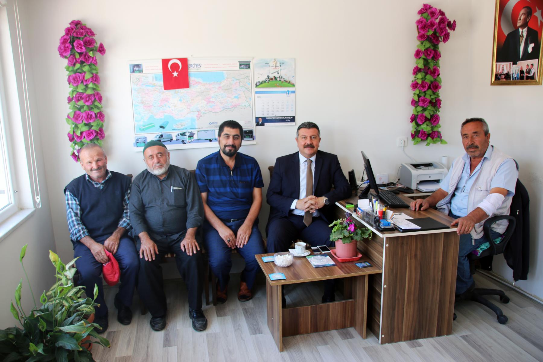 Başkanımızdan Muhtarlarımıza Ziyaret