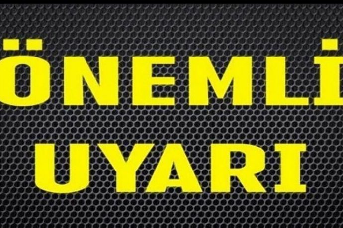 Halkımızın Dikkatine