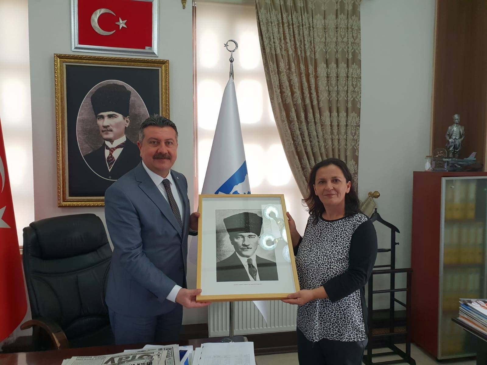 Merzifon 2. Noteri Sevgi Fırat’tan Belediyemize Ziyaret