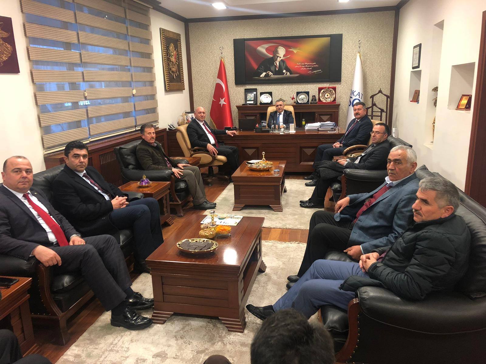 Başkanımızdan Tokat Ticaret ve Sanayi Odasına Ziyaret