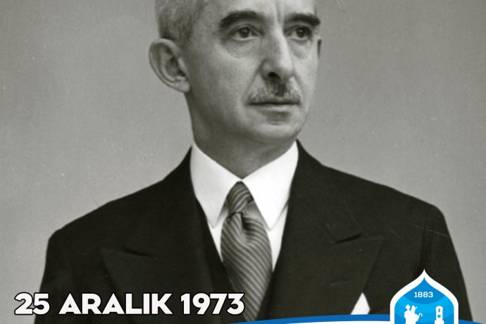 İkinci Cumhurbaşkanı İsmet İNÖNÜ’yü Vefatının 45. Yıldönümünde Saygı, Minnet ve Şükranla Anıyoruz.