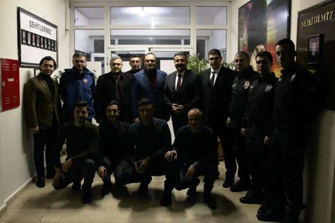 Yeni Yıla Mesai Başında Giren Personellere Ziyaret