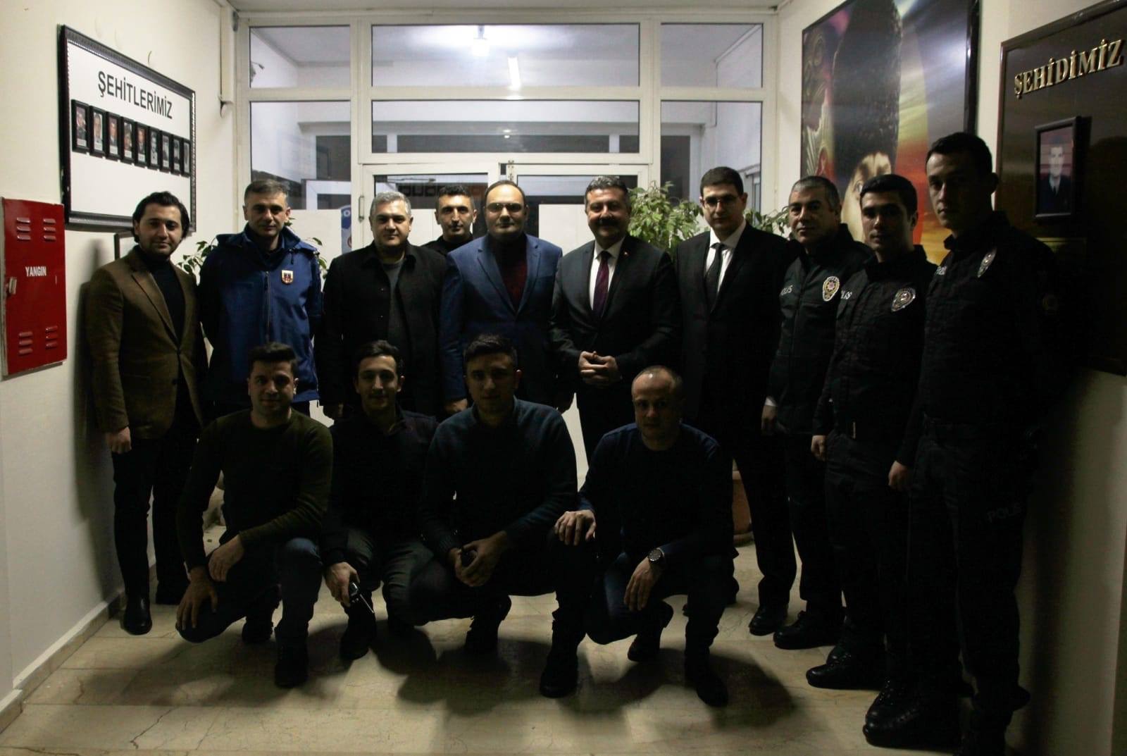 Yeni Yıla Mesai Başında Giren Personellere Ziyaret
