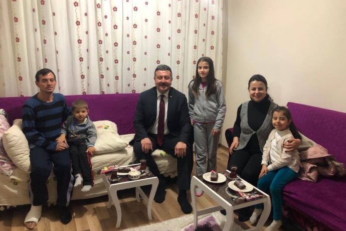 Başkanımızdan Ramazan Aydın ve Ailesine Ziyaret