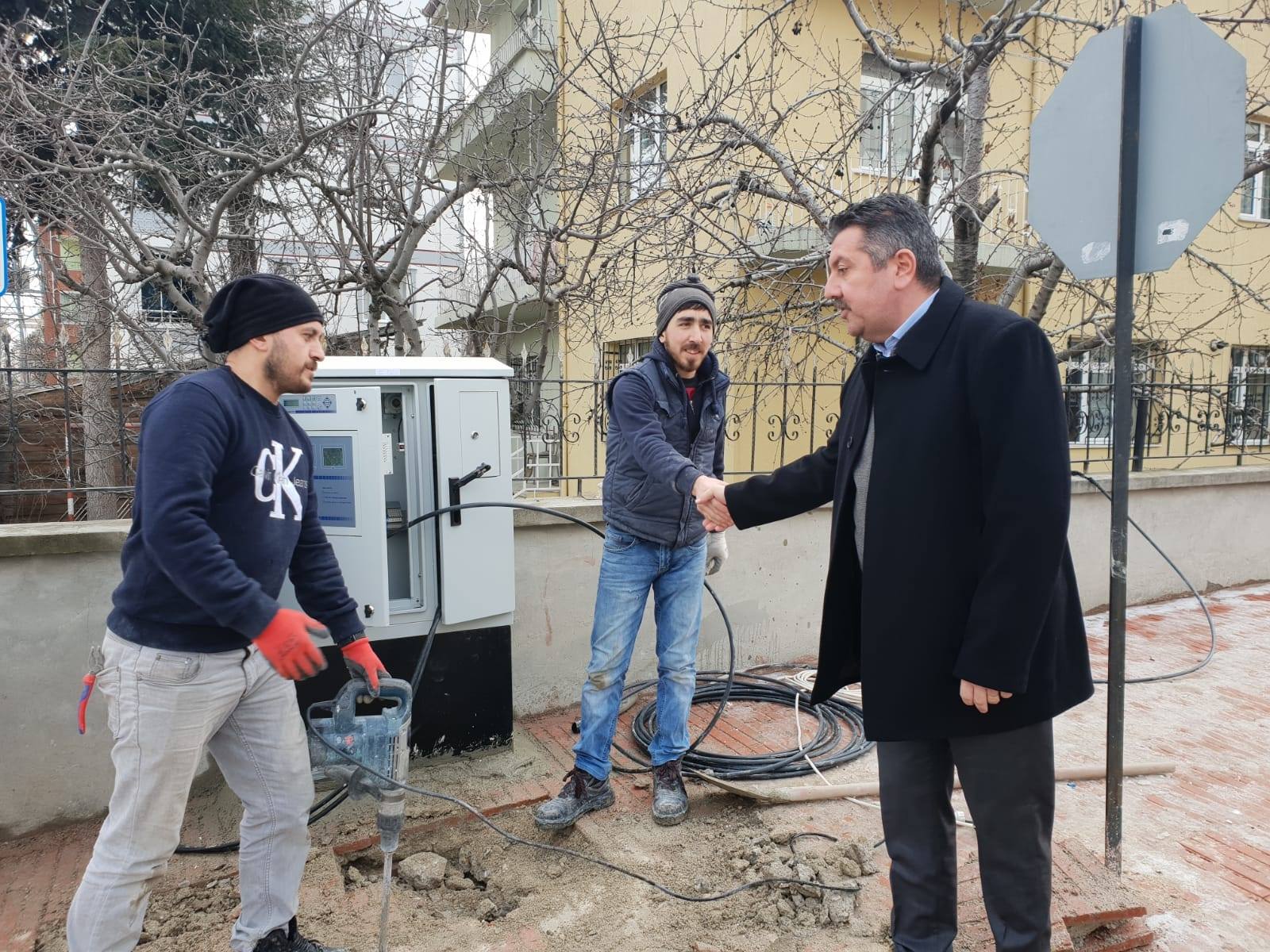 Başkanımız Trafik Sinyalizasyon Çalışmalarını İnceledi