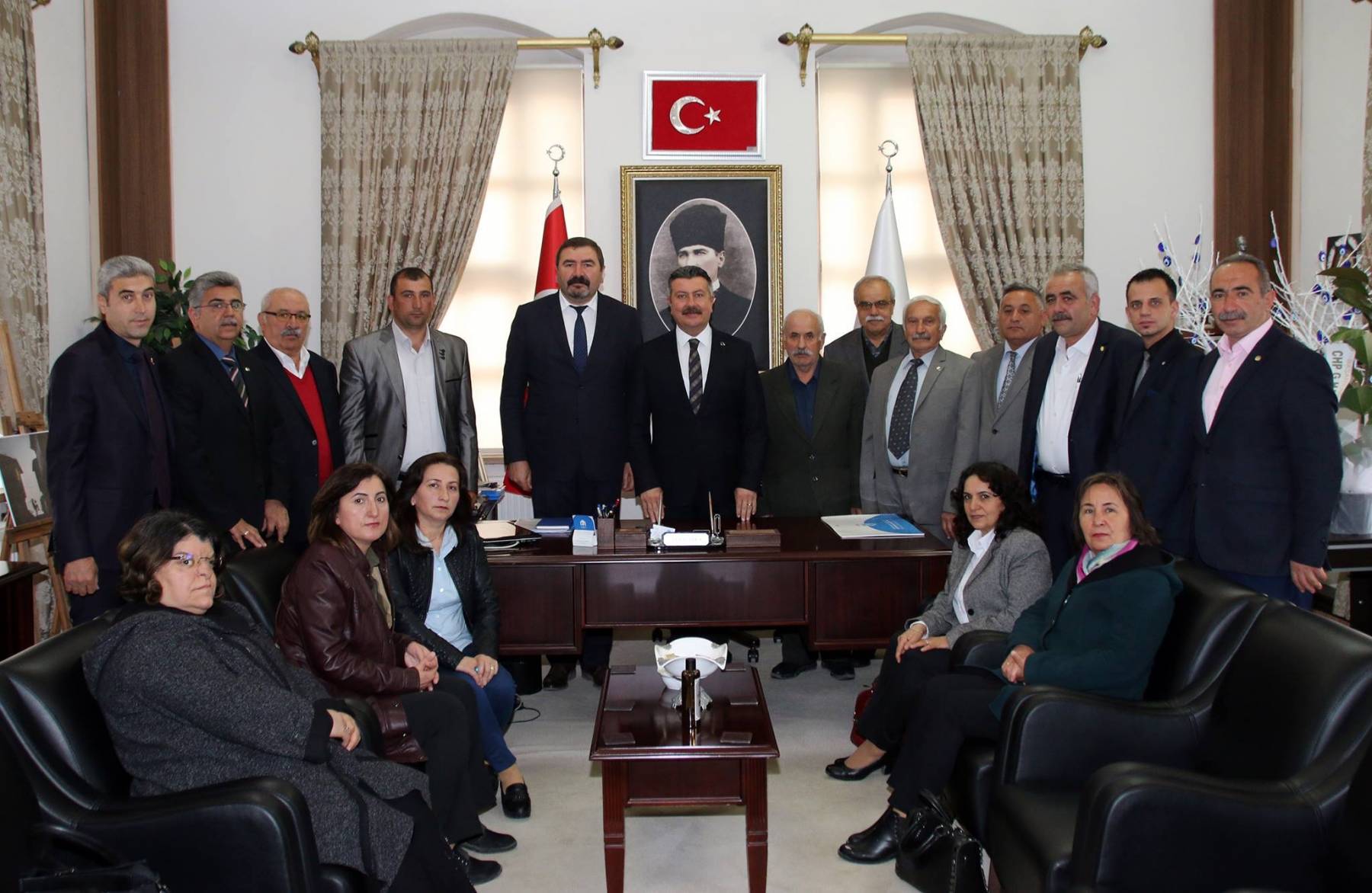 Cumhuriyet Halk Partisi Gümüşhacıköy İlçe Yönetiminden Belediyemize Ziyaret