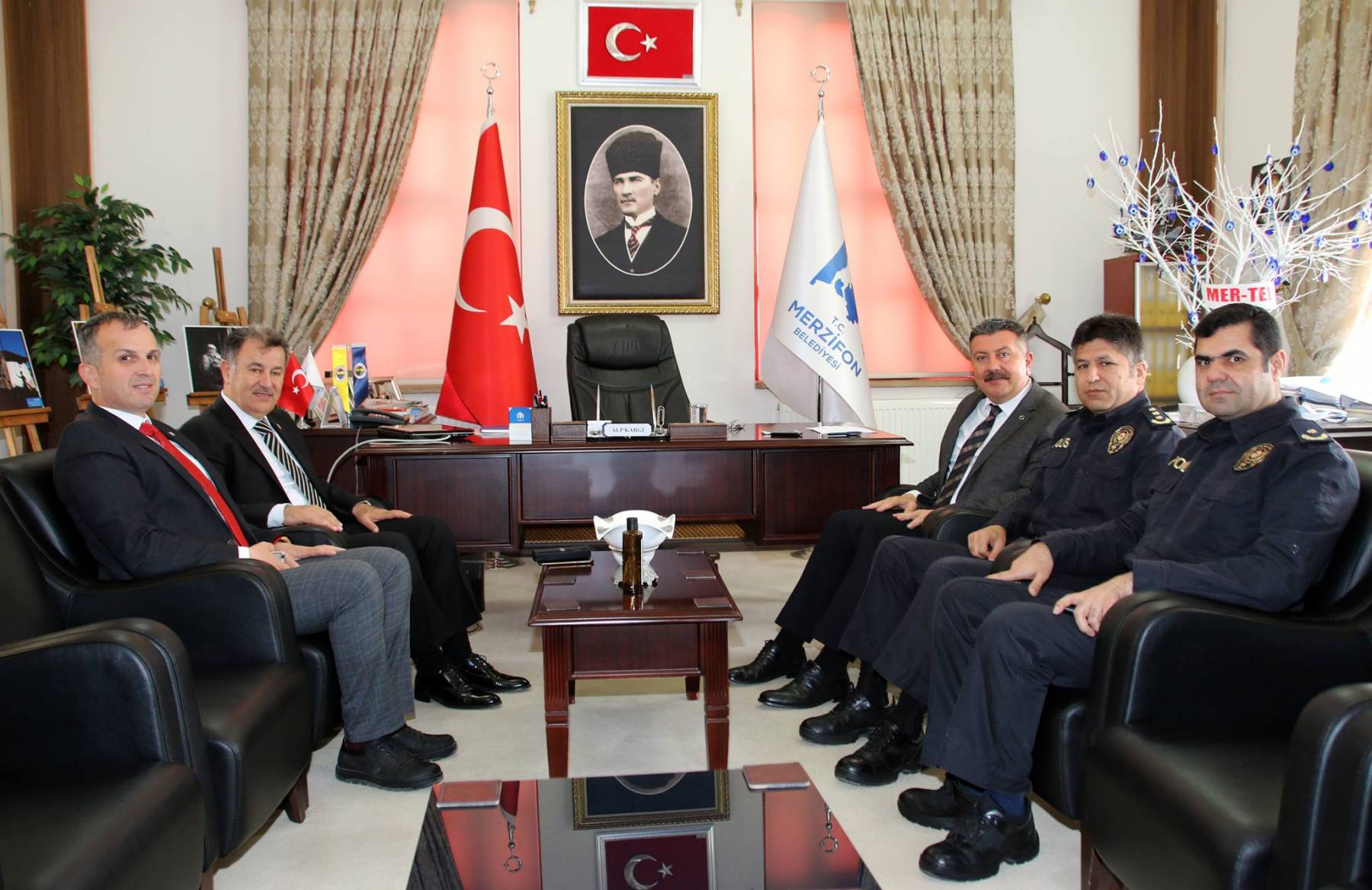 Merzifon POMEM Müdürü Sn. Süleyman Gül Başkanımıza Ziyarette Bulundu