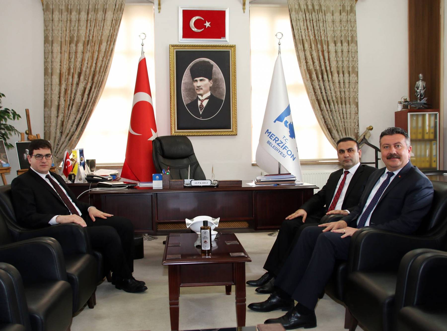 Sn. Uğur Özcan ve Sn. Hakan Bakım’dan Belediyemize Ziyaret