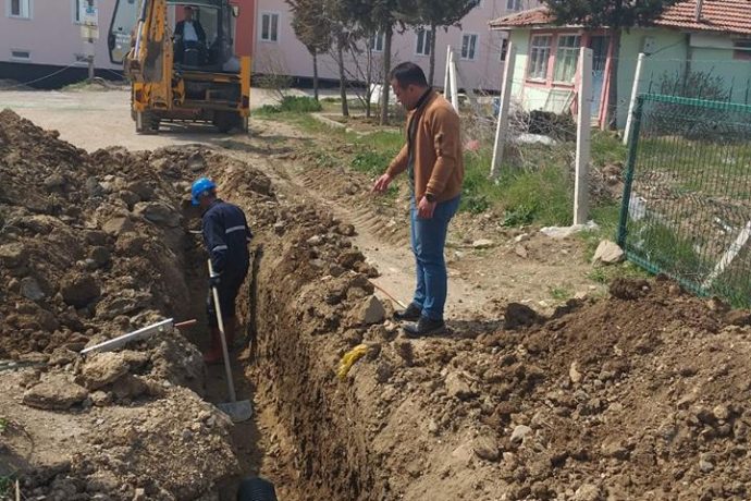 Dualı Sokak’ta Ana Boru Hattı Çalışması Tamamlandı