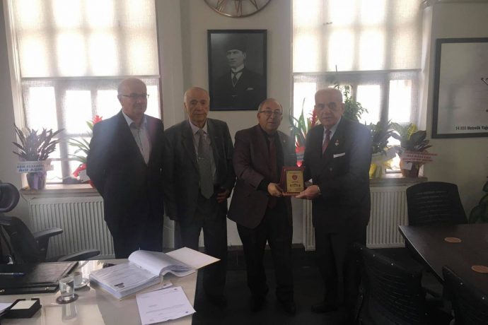 Merzifon Emekli Astsubaylar Derneği’nden Belediyemize Ziyaret