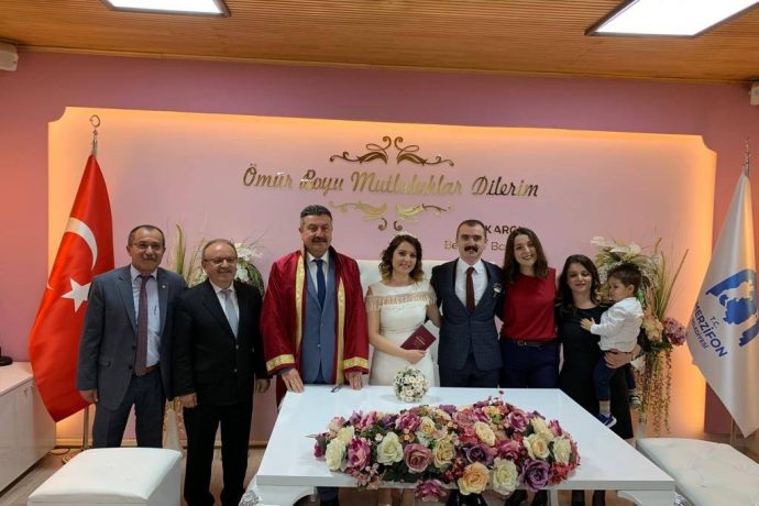 Başkanımız Sıla Uysal ve Sıtkı Caba’nın Nikah Merasimini Gerçekleştirdi