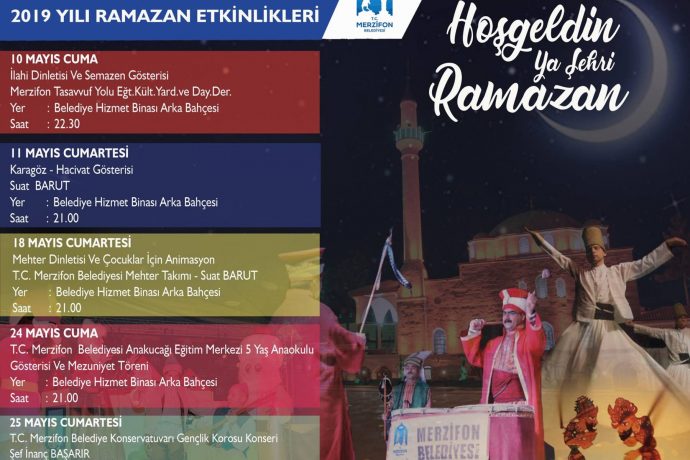 2019 Yılı Ramazan Etkinlikleri