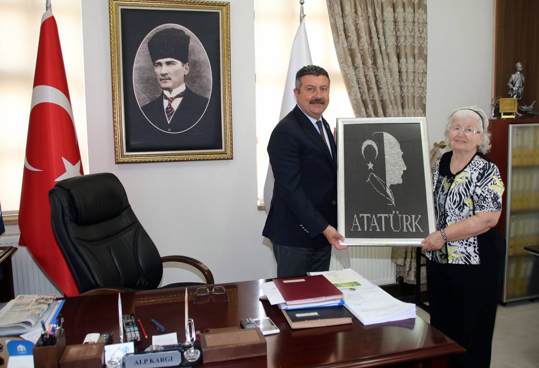 Mükerrem Yetkin’den Belediyemize Ziyaret