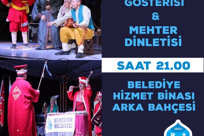 Çocuk Animasyon Gösterisi ve Mehter Dinletisi