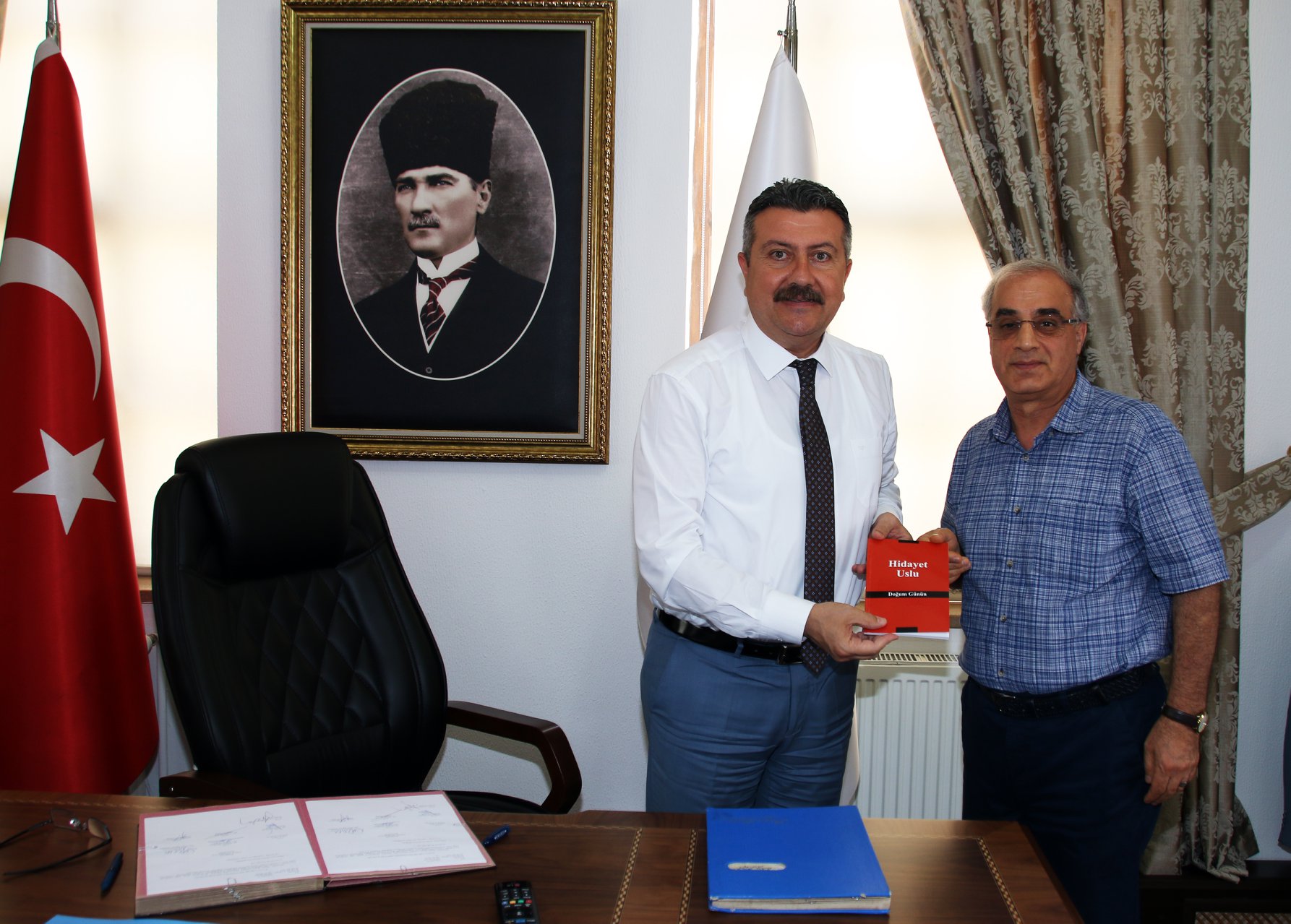 Sn. Hidayet Uslu Başkanımıza Ziyarette Bulundu