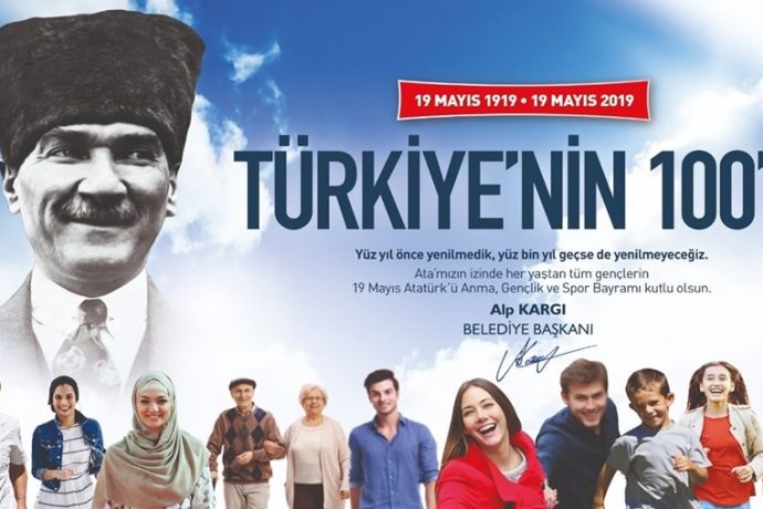 19 Mayıs Atatürk’ü Anma Gençlik ve Spor Bayramımız Kutlu Olsun