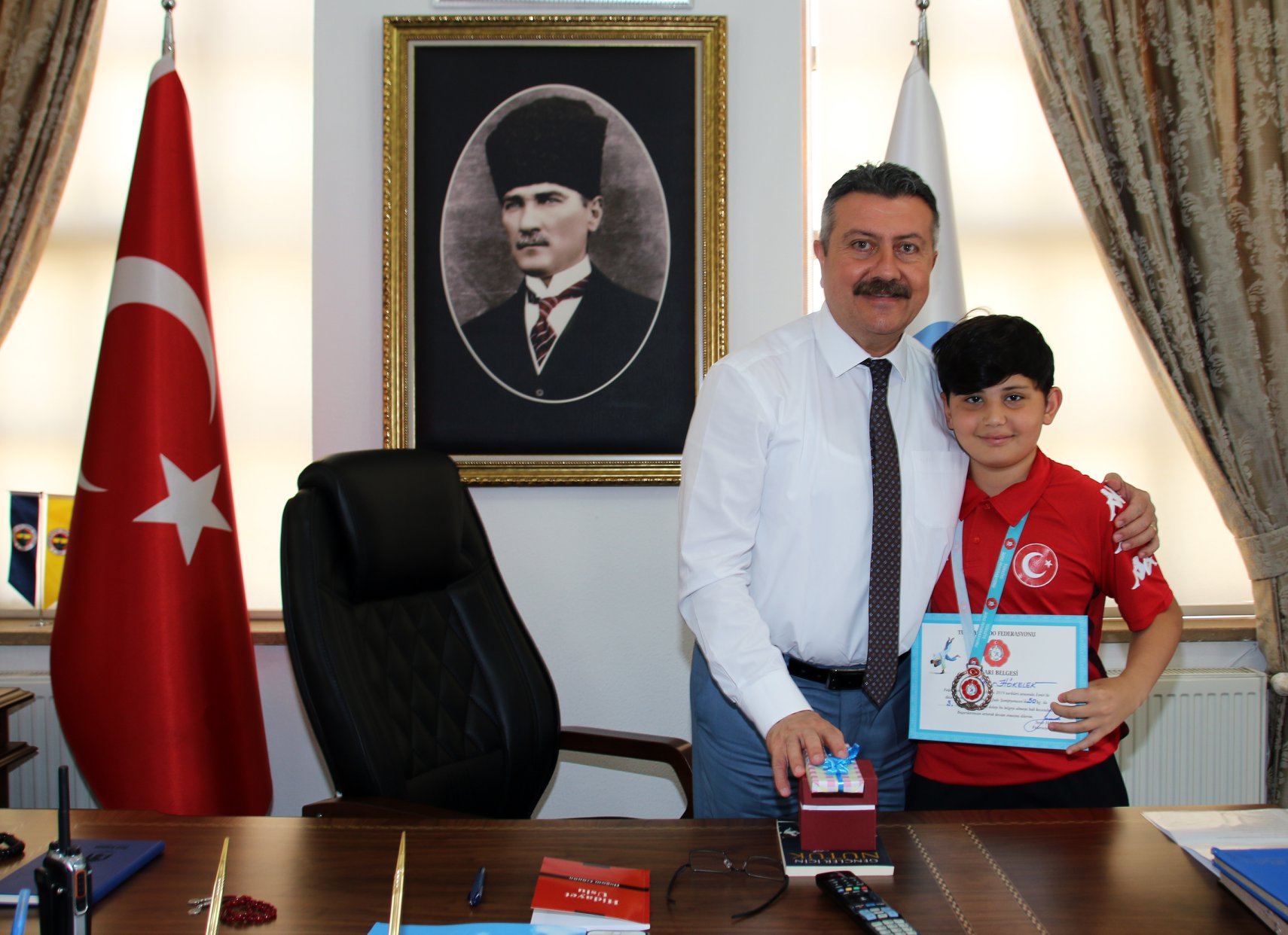 Başkanımız, Sporcumuz Ömer Hökelek’i Makamında Ağırladı
