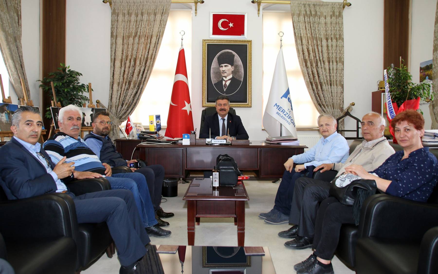 Atatürkçü Düşünce Derneği’nden Belediyemize Ziyaret