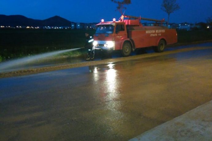 Yağmur Suyu Hattı Projesi Sonrası Gerekli Yıkama İşlemleri Tamamlandı