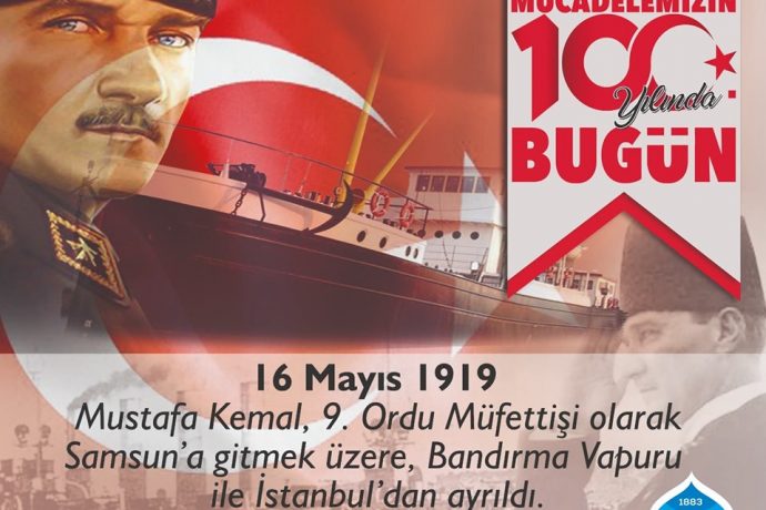 Mustafa Kemal Bandırma Vapuru İle İstanbul’dan Ayrıldı