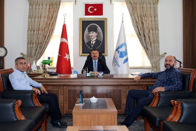 Sn. Ömer Erkek ve Mürsel Sürmeli’den Başkanımıza Ziyaret