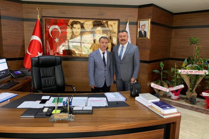Başkanımız Amasya Üniversitesi Rektörü Prof. Dr. Sn. Süleyman Elmacı’yı Ziyaret Etti