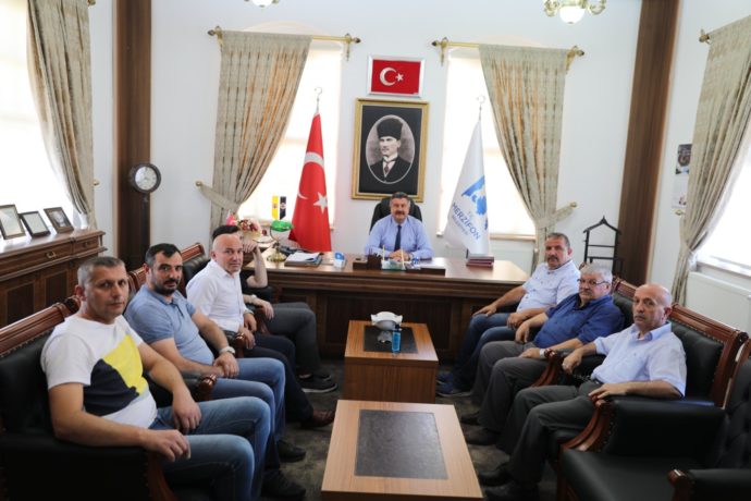 Amasya Askf Yönetimi ve Tff İl Temsilcisinden Belediyemize Ziyaret