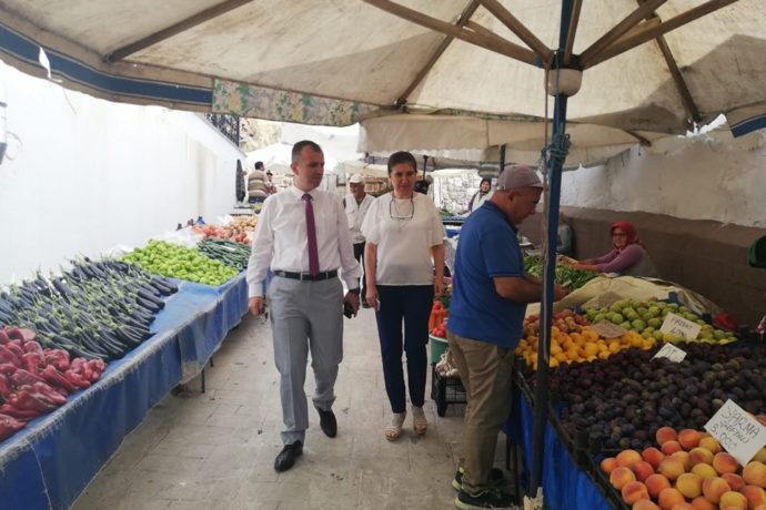 Başkan Yardımcımız Erkan Ergül, Sebze Ve Giysi Pazarımızı İnceledi