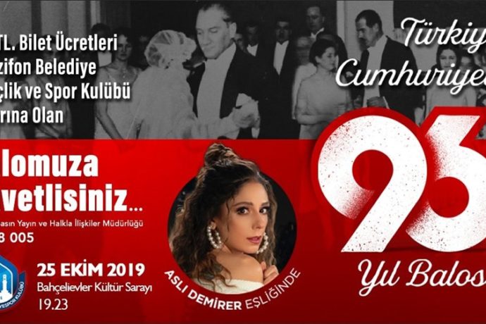 Türkiye Cumhuriyeti 96. Yıl Balosu’nda Buluşmak Dileğiyle