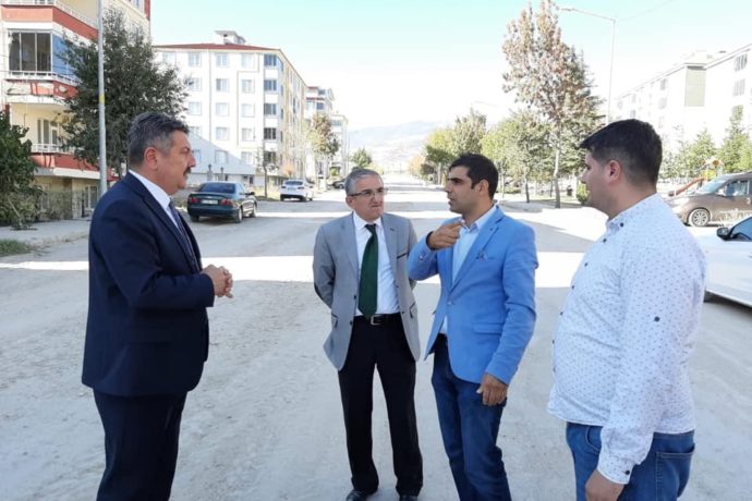 Başkanımız Hafız Mustafa Caddesi’nde İncelemede Bulundu