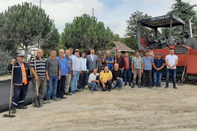 Akıncılar Caddesi Asfalt Çalışmamız Devam Ediyor