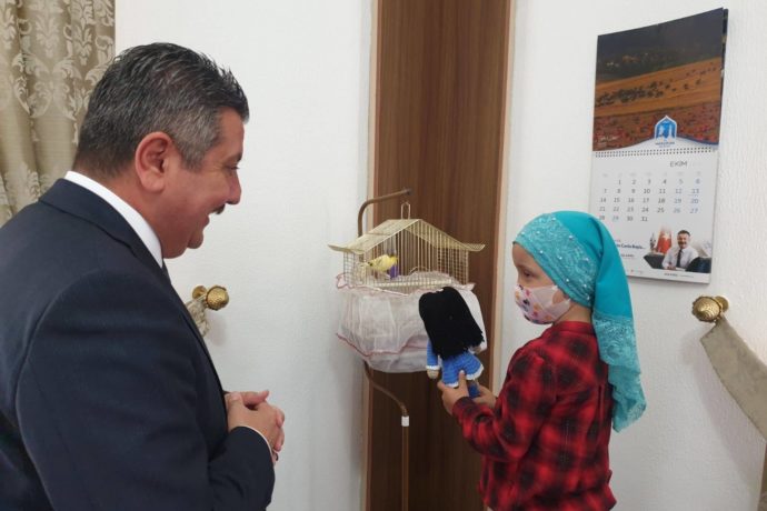Rümeysa Kardeşimiz Alp Başkanımıza Misafir Oldu