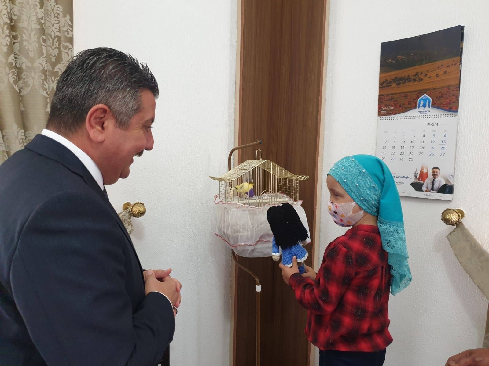 Rümeysa Kardeşimiz Alp Başkanımıza Misafir Oldu
