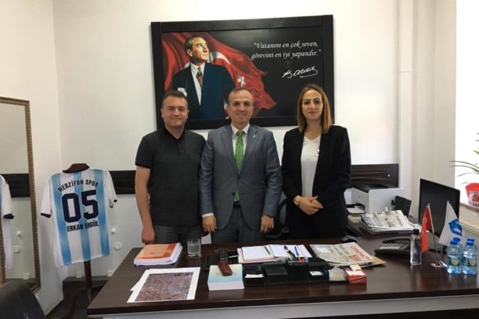 Muhtar Seniha Karaca ve İsmet Soybilgin’den Belediyemize Ziyaret