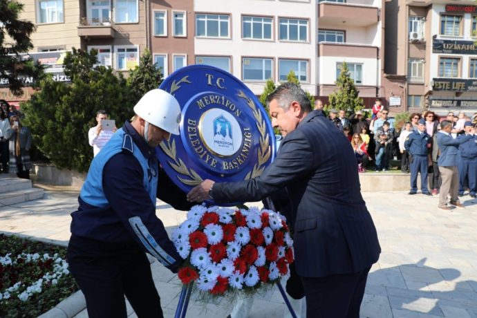 29 Ekim Cumhuriyet Bayramı Çelenk Koyma Töreni Gerçekleşti