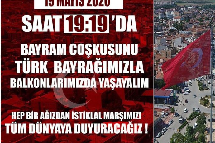 Bayram Coşkusunu Türk Bayrağımızla Balkonlarımızda Yaşayalım