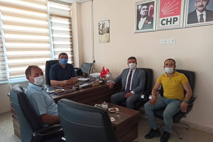 Başkanımızdan CHP Gümüşhacıköy İlçe Başkanlığına Ziyaret