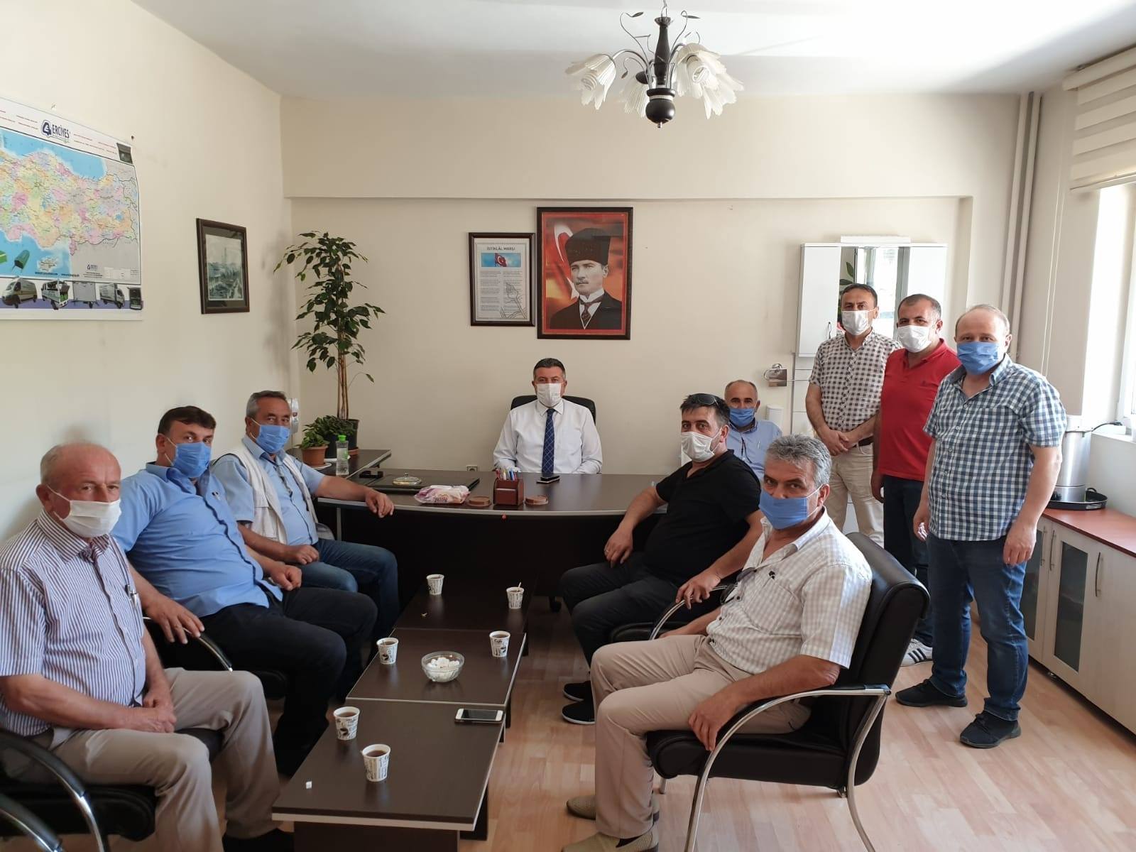 Başkanımız Muhtarlar Derneği’ne Ziyarette Bulundu