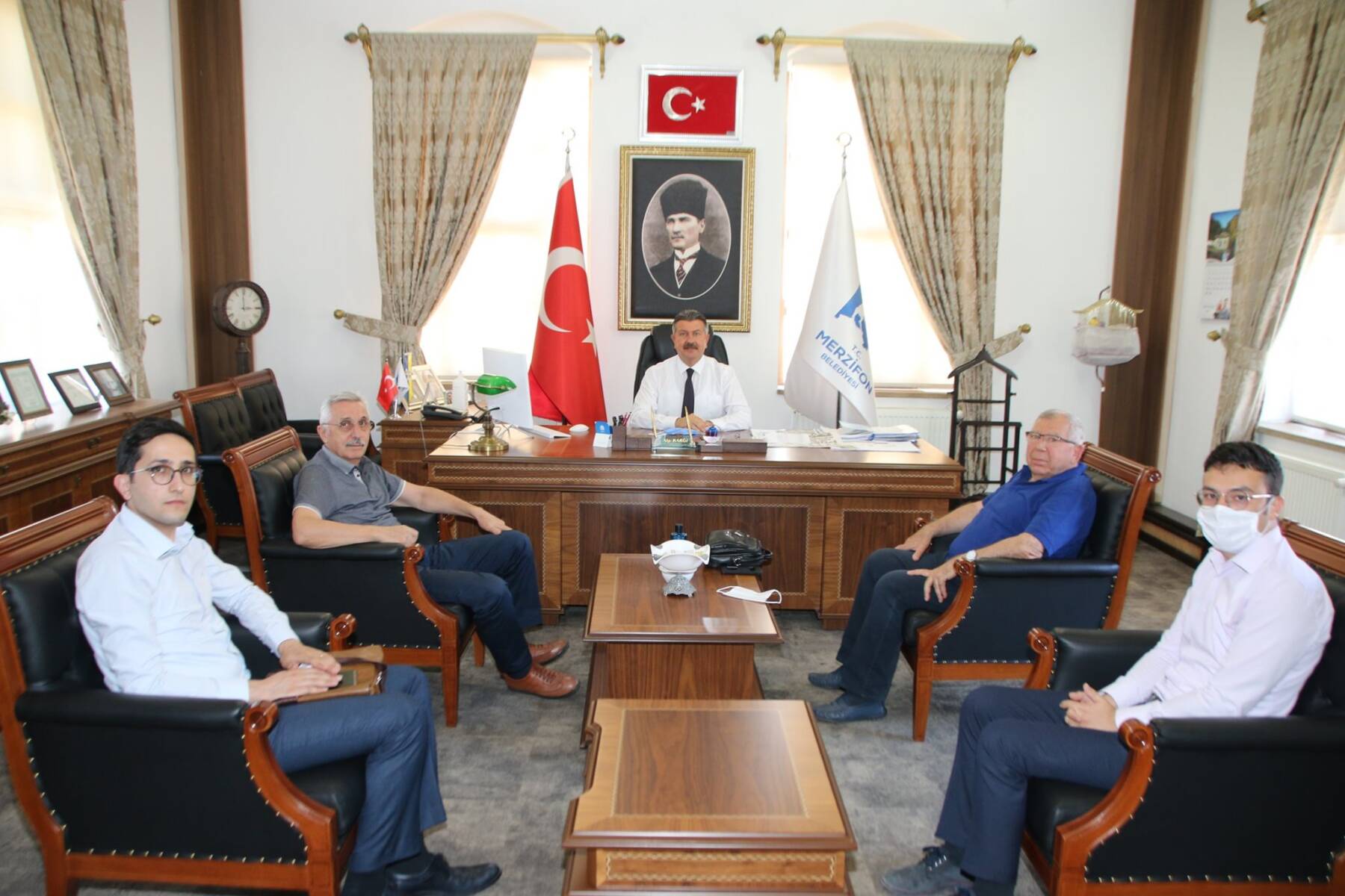Sn. Adnan Tutkun’dan Belediyemize Ziyaret