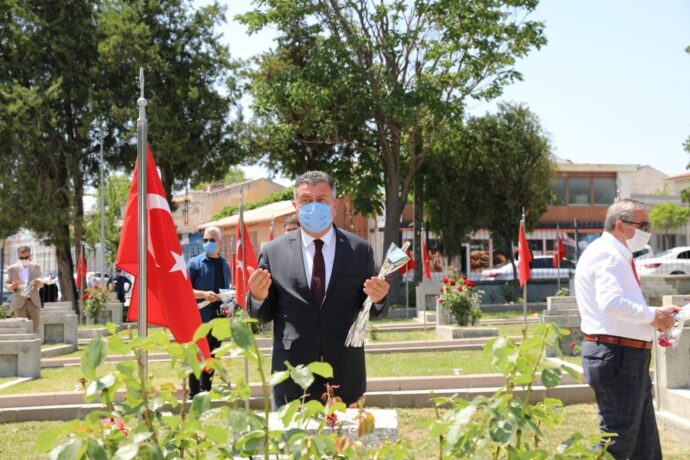 Başkanımız, Şehitlik Ziyaretinde Bulundu